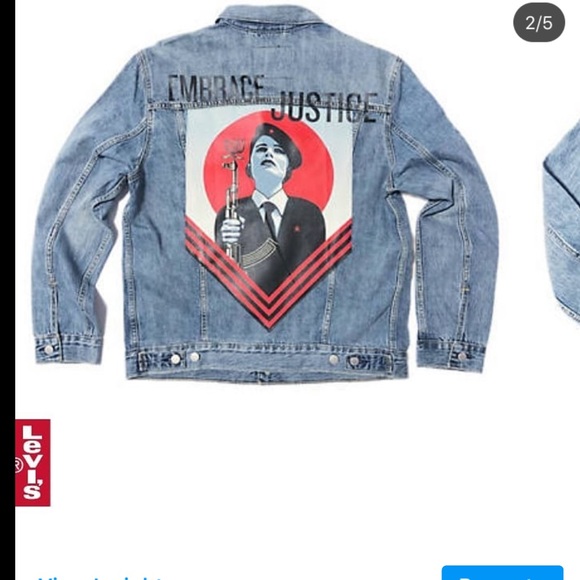 obey x levi's jacket